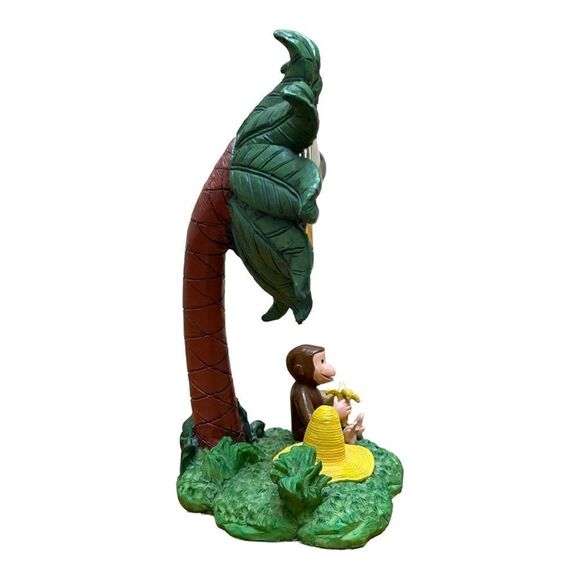 Curious George Palm Tree 7 Inch Clock HMCO Banana Clock Needs Battery - Picture 5 of 7